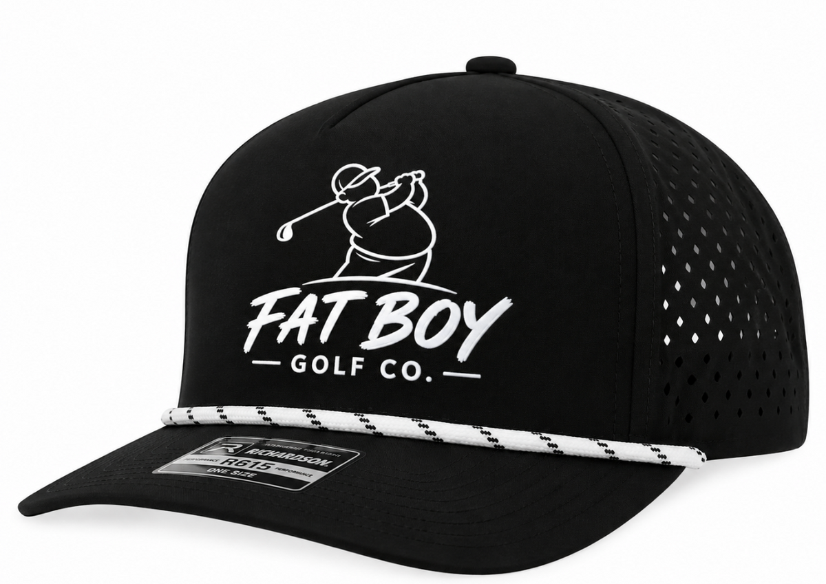 FBGC 5 Panel Rope Hat - Black