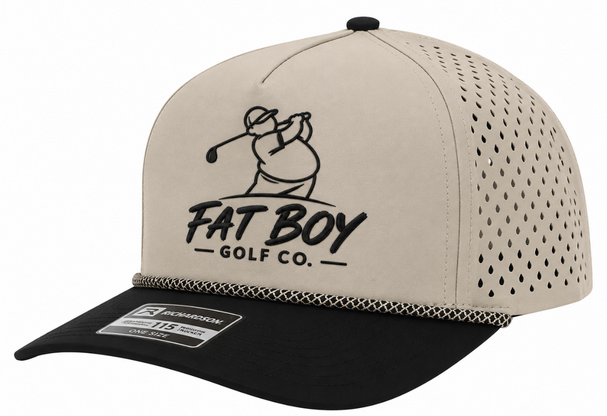 FBGC 5 Panel Rope Hat - Tan/Blk