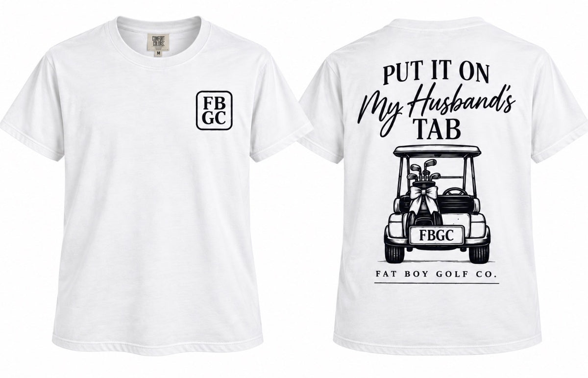 White - Husbands Tab T-Shirt